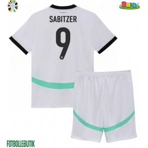 Österrike Marcel Sabitzer #9 Bortaställ Barn EM 2024 Kortärmad (+ Korta byxor)